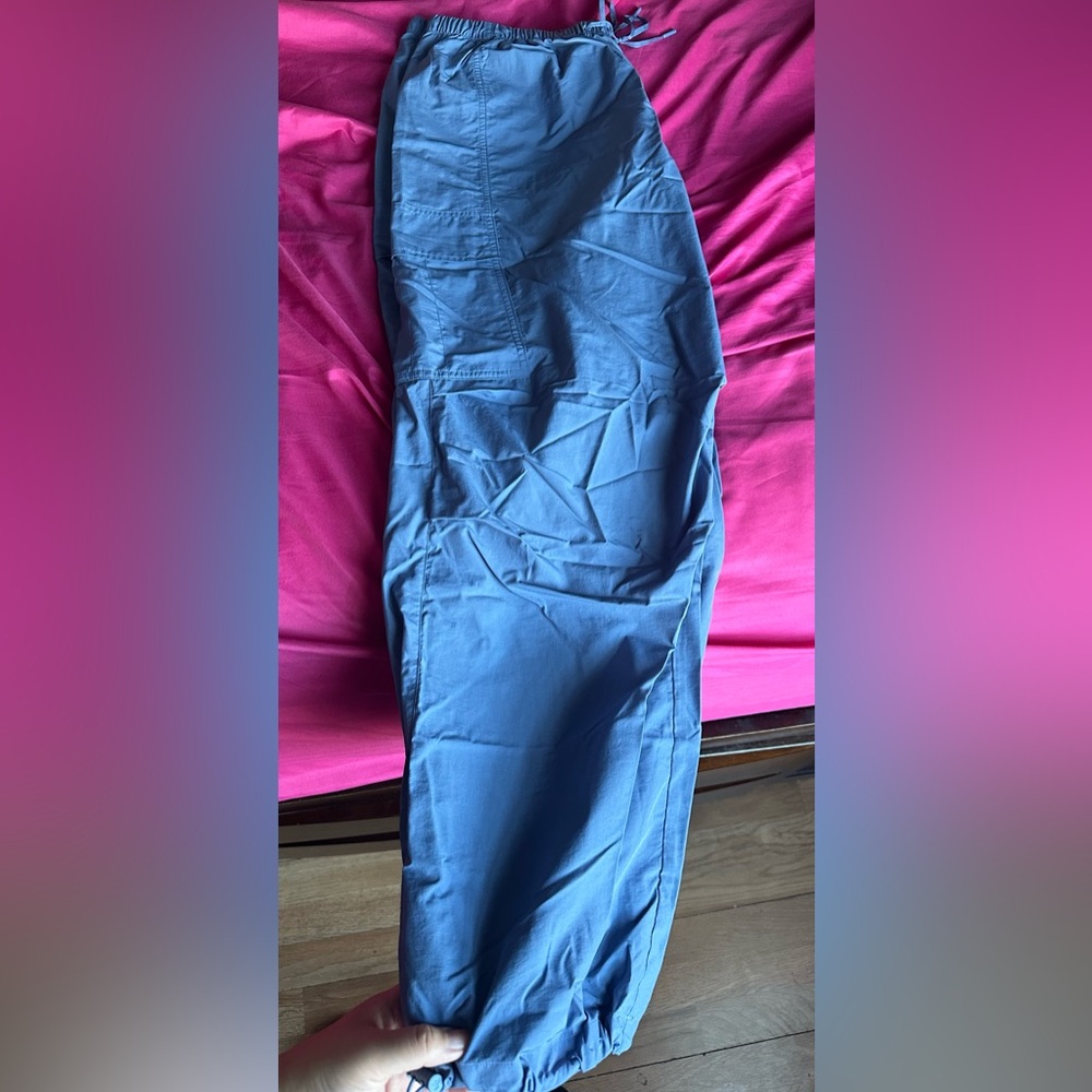 VS Pink Parachute Blue Pants